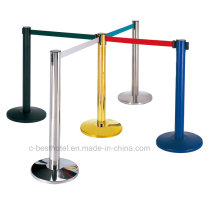 Hotel Railing Belt-Metal-Crowd-Control Stand